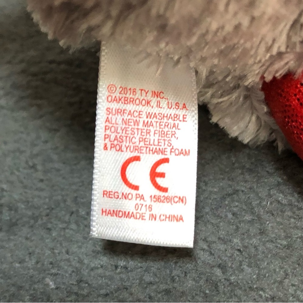 TY Beanie Boos -  Mac the Mouse (Glitter Eyes) - Picture 7 of 9